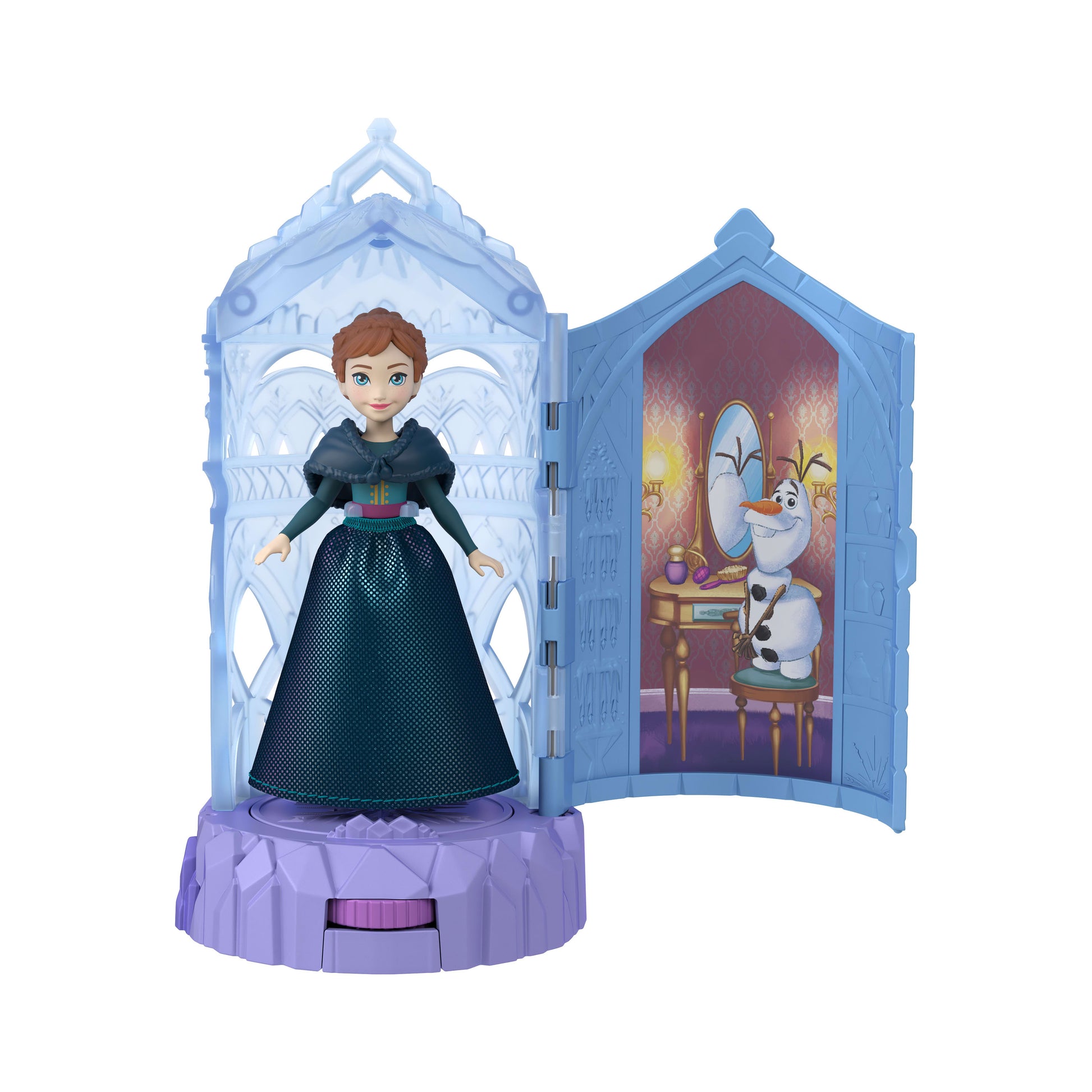 Mattel Disney: Frozen - Ice Castle Spin Surprise Mini Docka (JCR85)