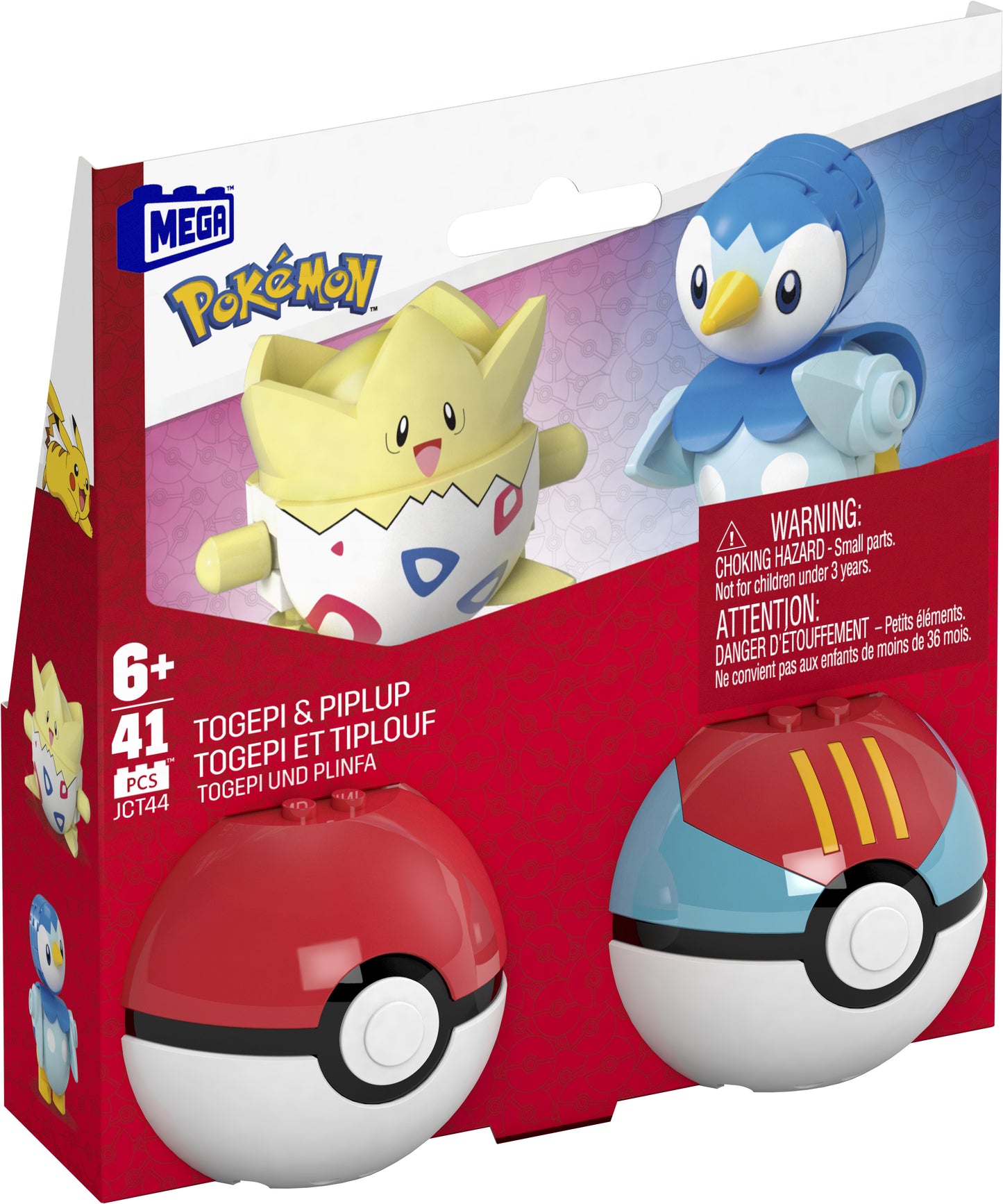 Mattel Mega Pokémon - Togepi och Piplup Pokeballs (JCT44)