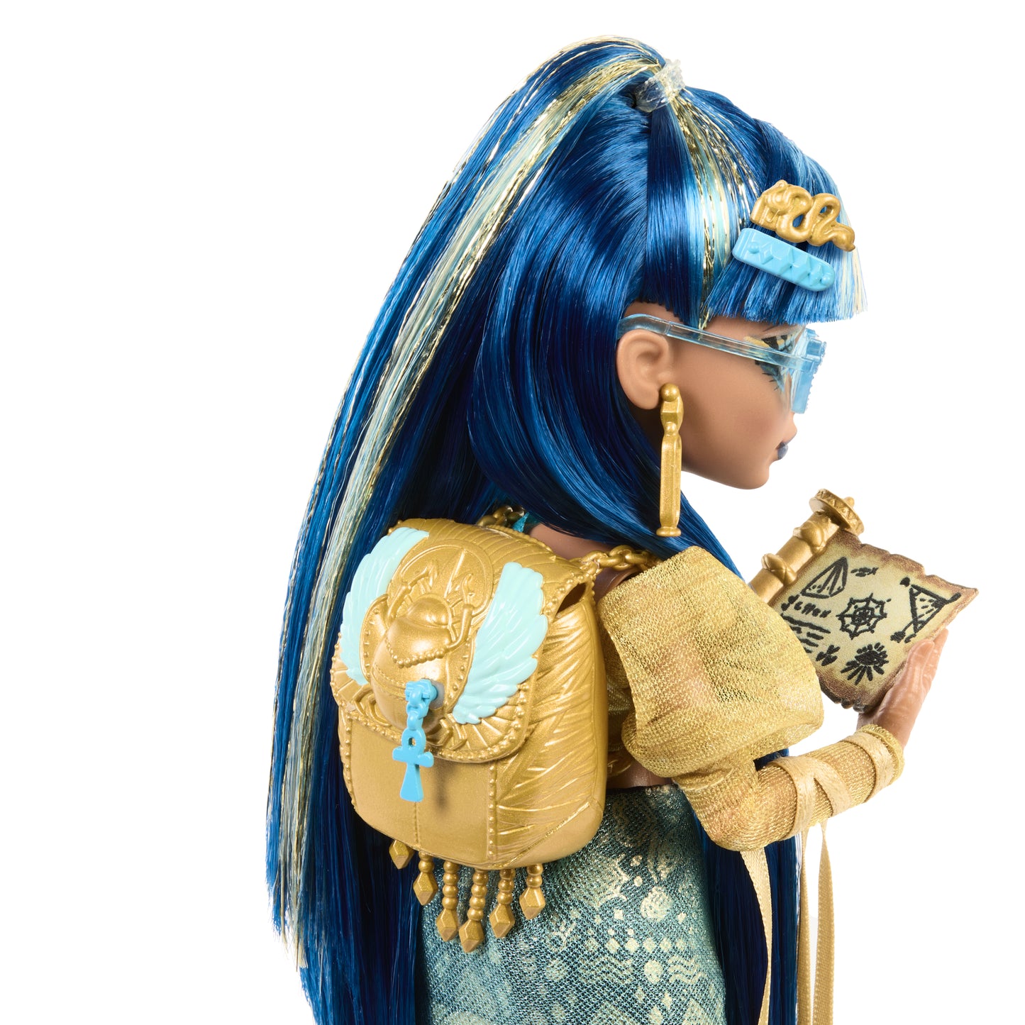 Mattel Monster High: Cleo DeNile - Mode Docka med Husdjur (HXH74)