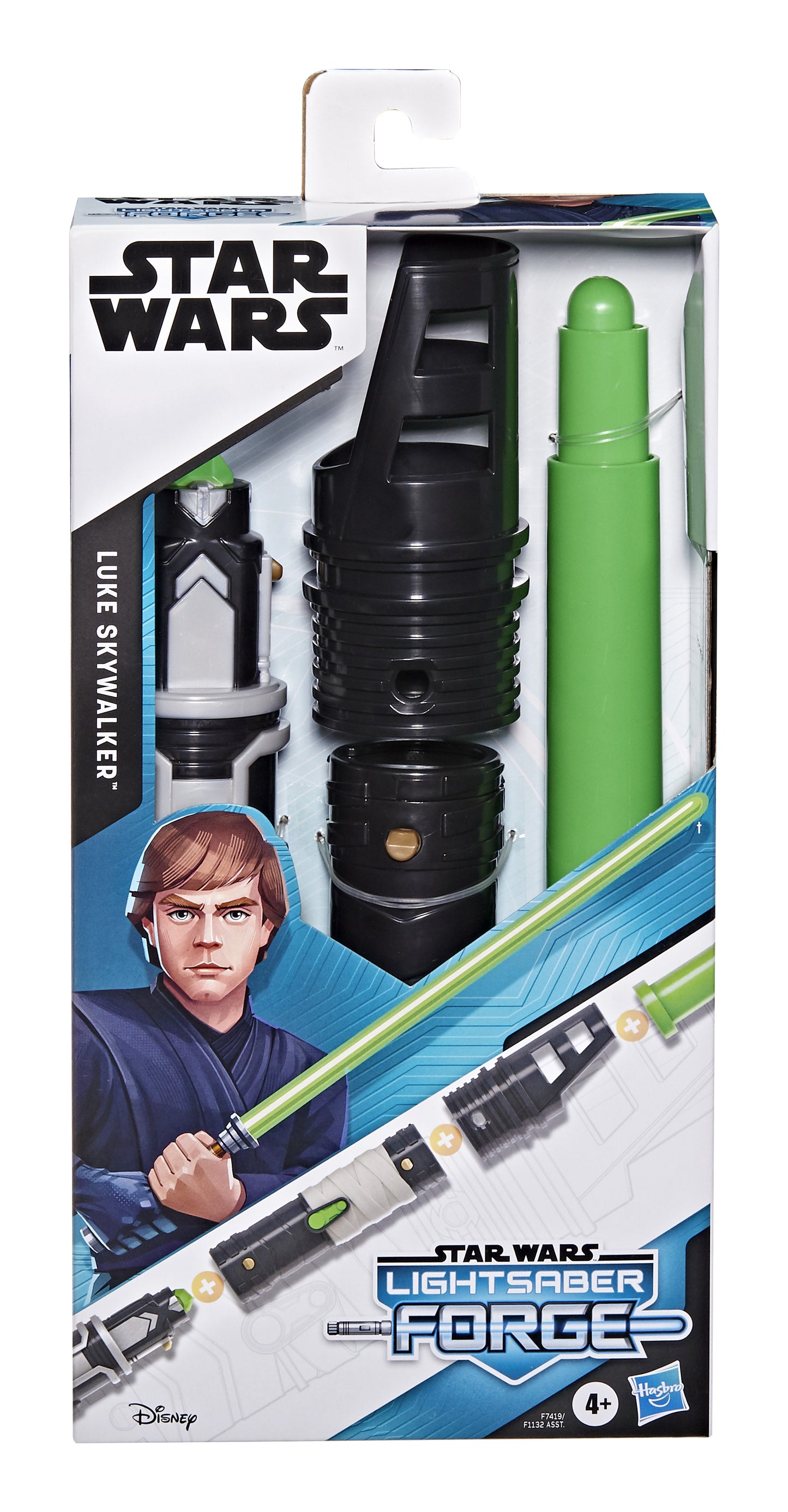 Hasbro Disney Star Wars Lightsaber Forge - Luke Skywalker Grön Ljussabel