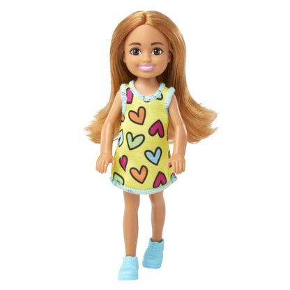 Mattel Barbie Club Chelsea Mini Doll med Avtagbar Klänning