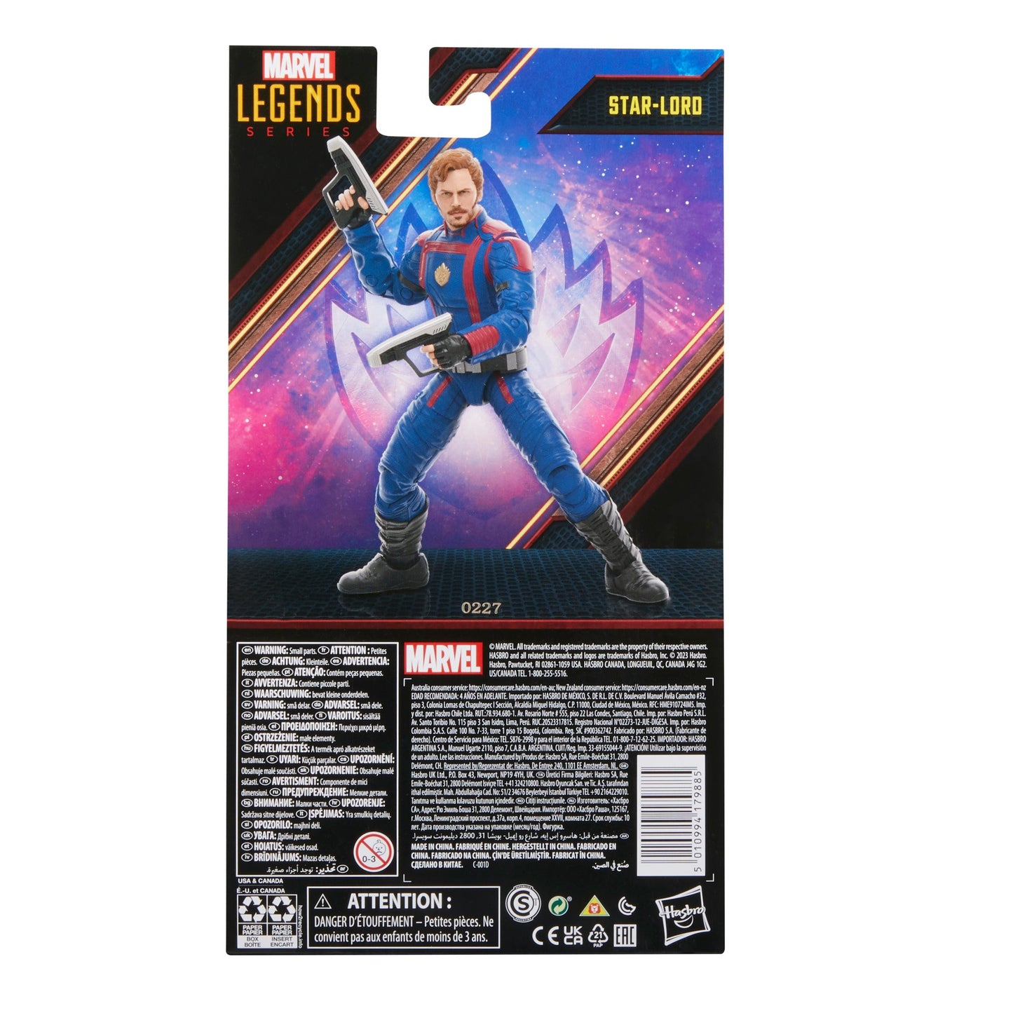 Hasbro Marvel Legends: Guardians of the Galaxy Star-Lord Figur (15cm)