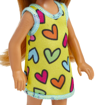 Mattel Barbie Club Chelsea Mini Doll med Avtagbar Klänning