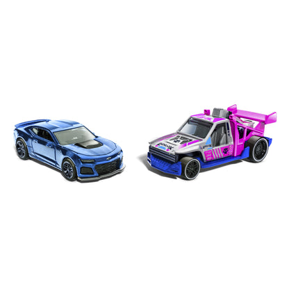 Mattel Hot Wheels Pull-Back Speeders: 2022 Camaro ZL1 & Bone Shaker (HWH56)