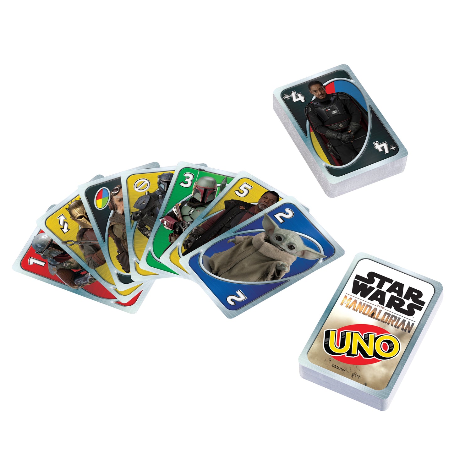 Mattel UNO Star Wars - The Mandalorian Kortspel