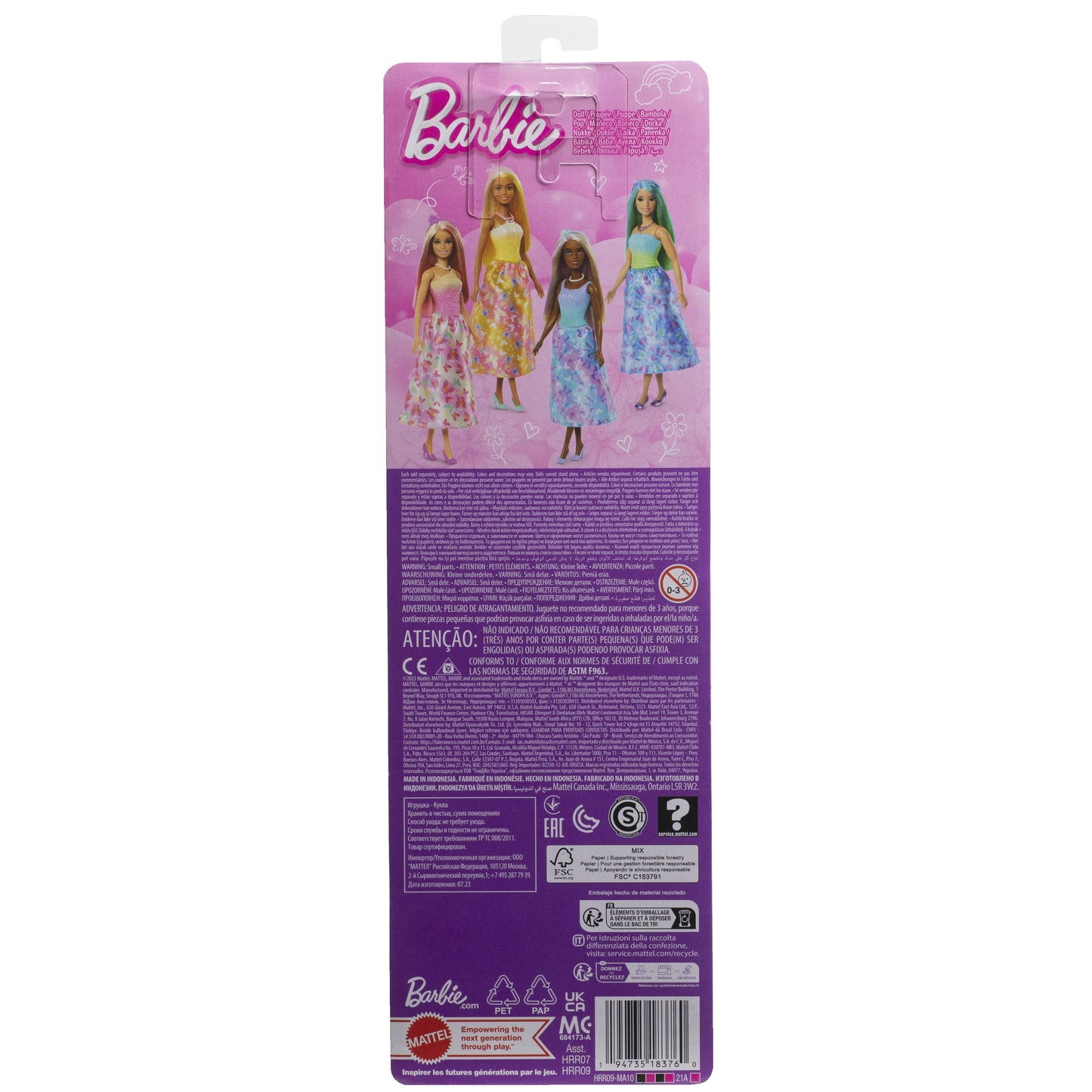 Mattel Barbie®: Barbie Royals Prinsessdocka med Orange Hår (HRR09)