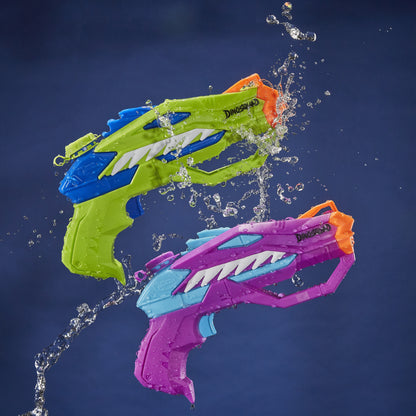 Hasbro Nerf Super Soaker Dinosquad - Raptor Surge Dual Pack (F8436)