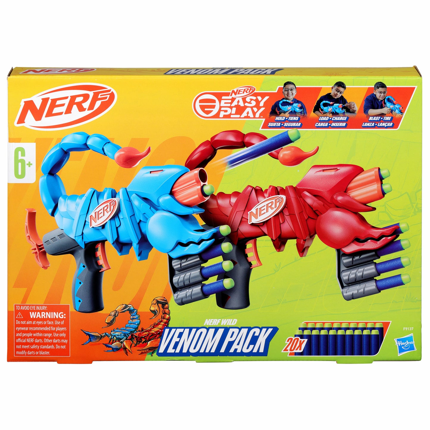 Hasbro Nerf Easy Play: Wild - Venom Pack (F9137)